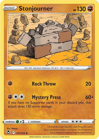 Stonjourner (101/195) (SWSH12: Silver Tempest)