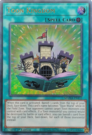 Toon Kingdom (Ultra Pharaoh’s Rare) (112) (MAMA) - YuGiOh Single