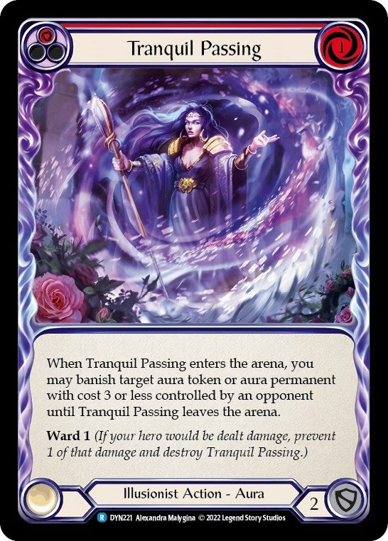 Image for Tranquil Passing (Red) (DYN221) - Flesh and Blood TCG