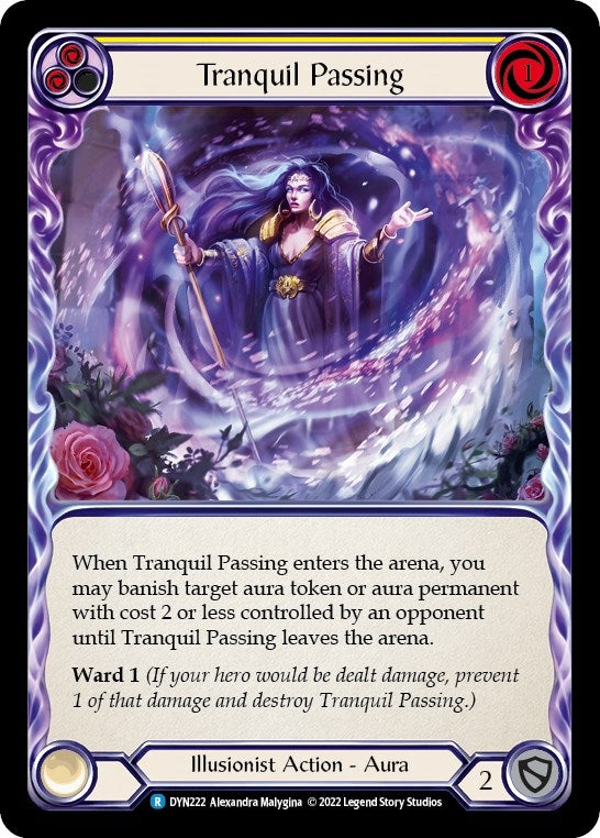 Image for Tranquil Passing (Yellow) (DYN222) - Flesh and Blood TCG