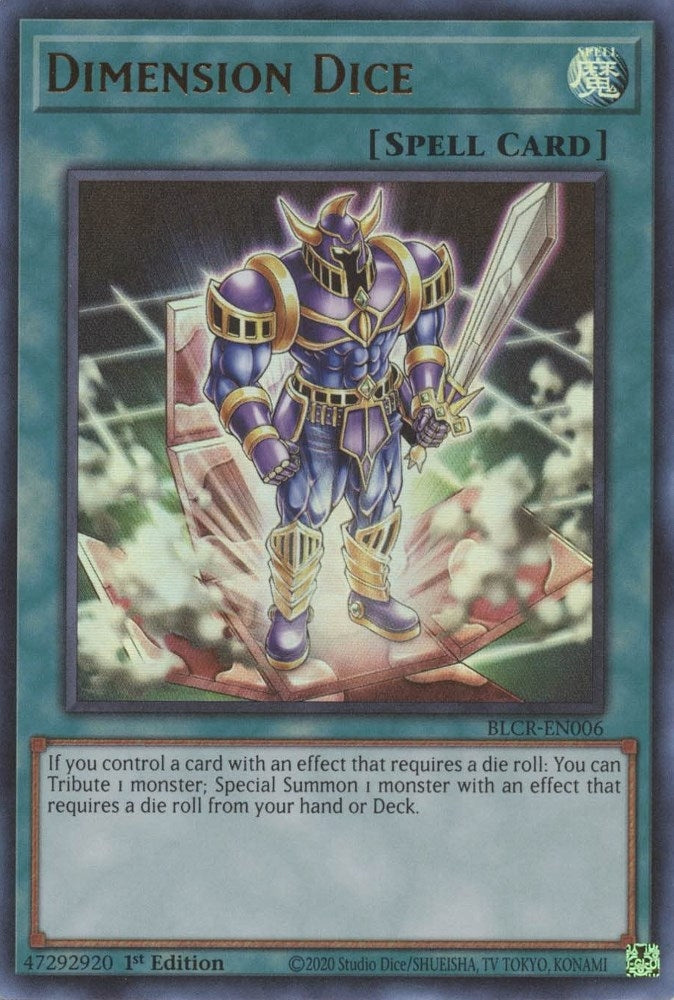 Dimension Dice (6) (BLCR) - YuGiOh Single