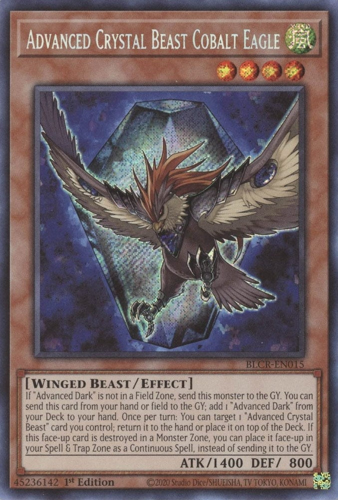 Advanced Crystal Beast Cobalt Eagle (15) (BLCR) - YuGiOh Single