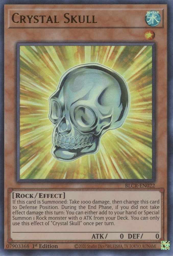 Crystal Skull (22) (BLCR) - YuGiOh Single