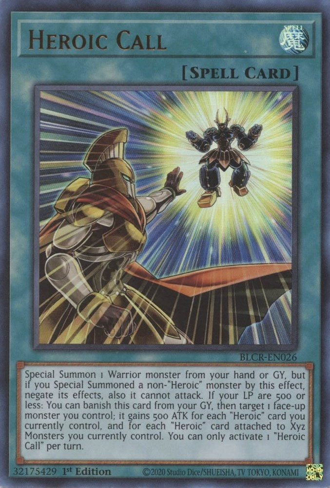 Heroic Call (26) (BLCR) - YuGiOh Single