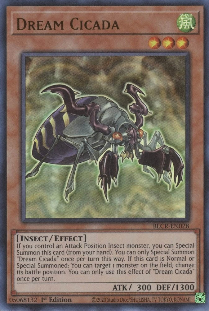 Dream Cicada (28) (BLCR) - YuGiOh Single