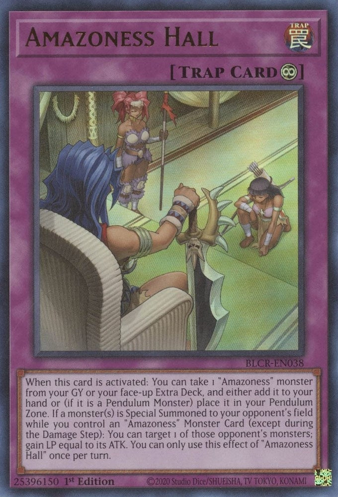 Amazoness Hall (38) (BLCR) - YuGiOh Single