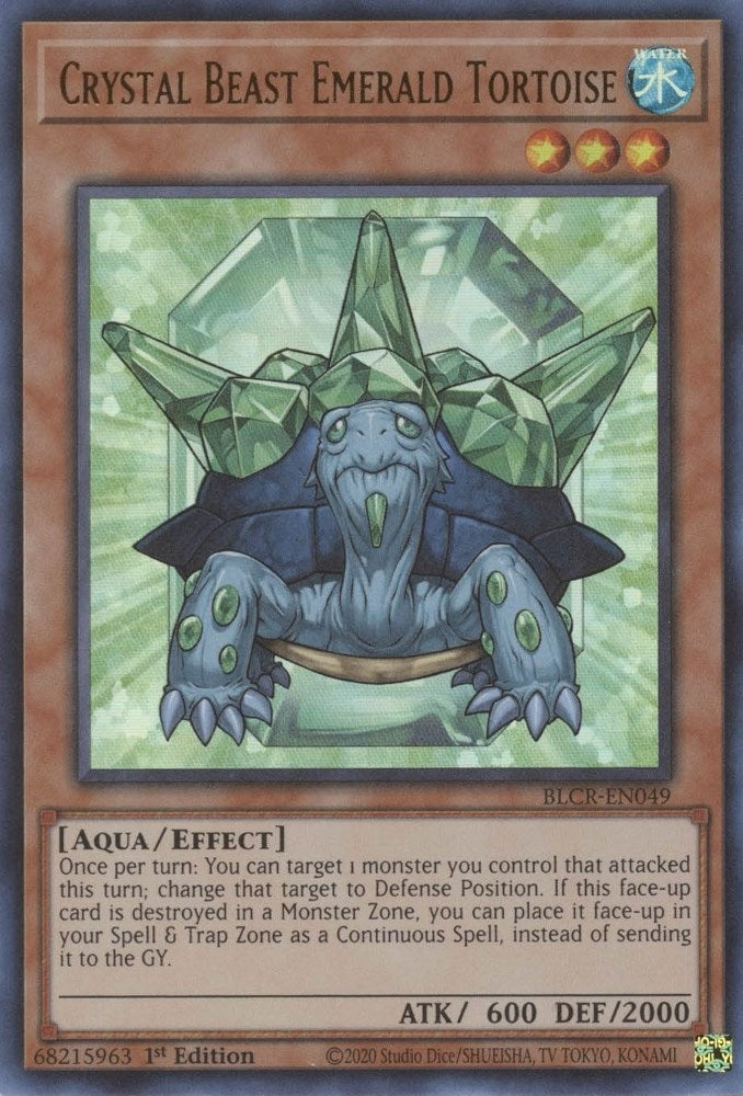 Crystal Beast Emerald Tortoise (49) (BLCR) - YuGiOh Single