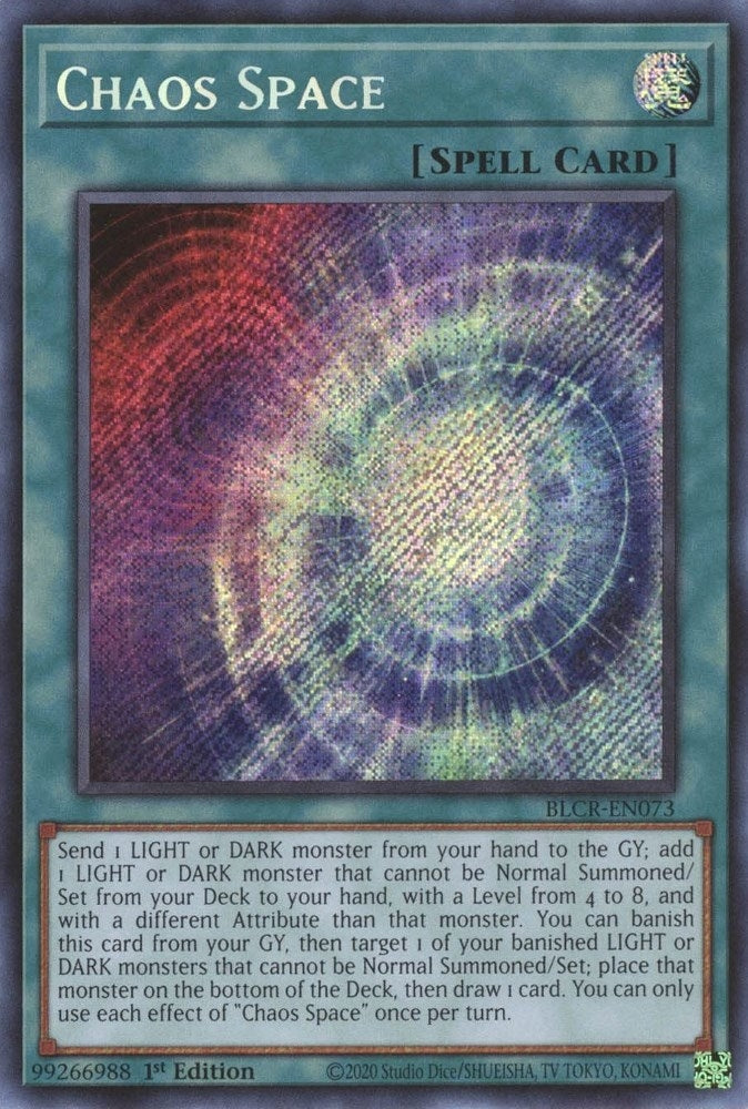 Chaos Space (73) (BLCR) - YuGiOh Single
