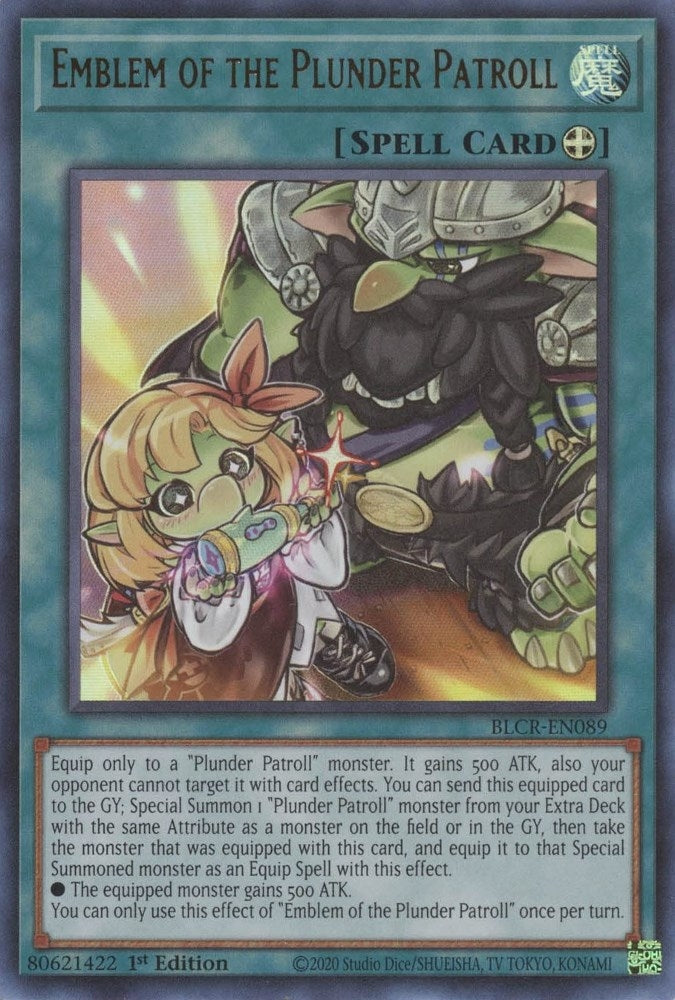 Emblem of the Plunder Patroll (89) (BLCR) - YuGiOh Single