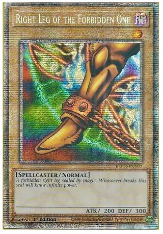 Right Leg of the Forbidden One (Starlight Rare) (102) (BLCR) - YuGiOh Single