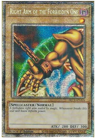 Right Arm of the Forbidden One (Starlight Rare) (104) (BLCR) - YuGiOh Single