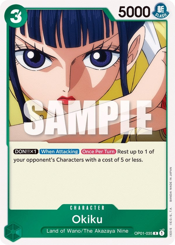 Okiku (1035) (OP01) - One Piece Card Game Single