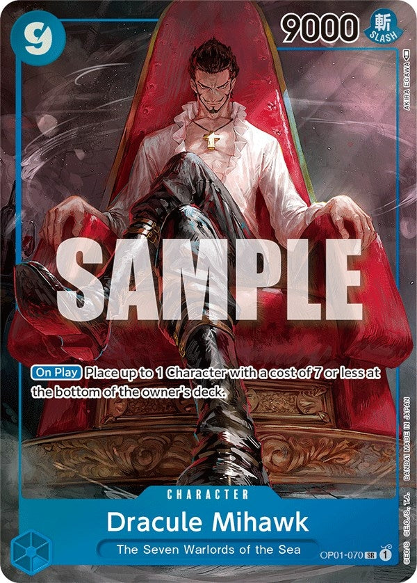 Dracule Mihawk (Parallel) (1070) (OP01) - One Piece Card Game Single