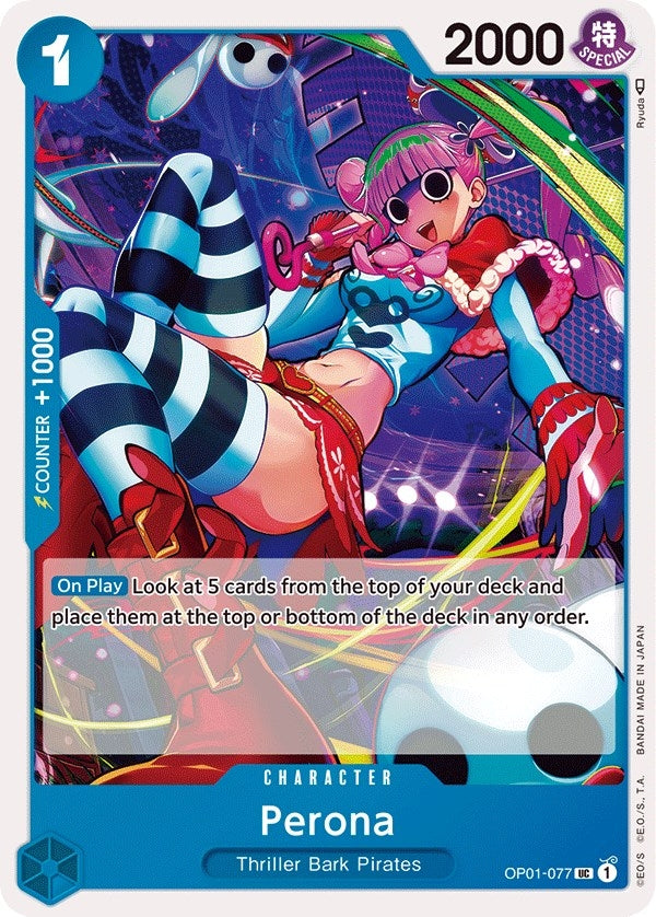 Perona (1077) (OP01) - One Piece Card Game Single