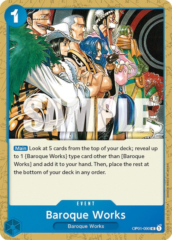 Baroque Works (1090) (OP01) - One Piece Card Game Single