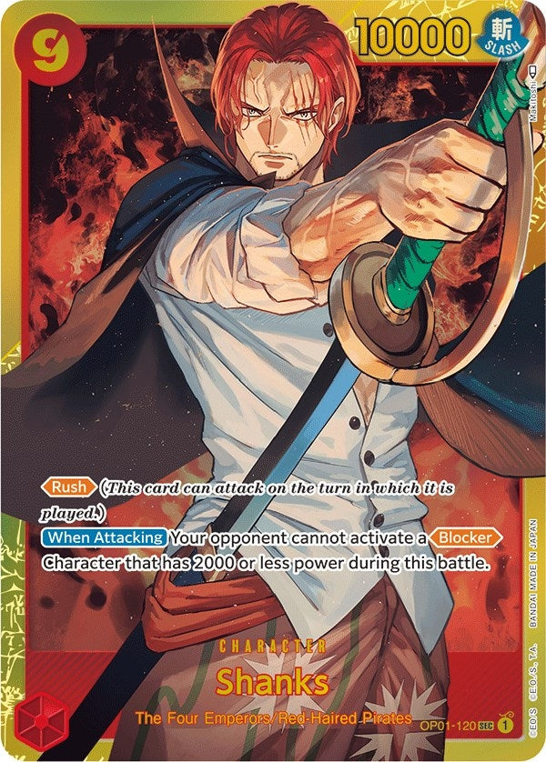 Shanks (1120) (OP01) - One Piece Card Game Single
