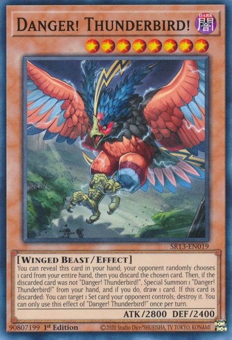 Danger! Thunderbird! (13019) (SR13) - YuGiOh Single
