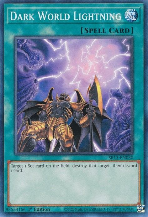 Dark World Lightning (13030) (SR13) - YuGiOh Single