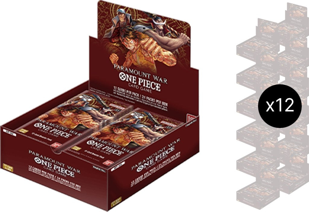 Paramount War - Booster Box Case (OP02) - One Piece Card Game Sealed