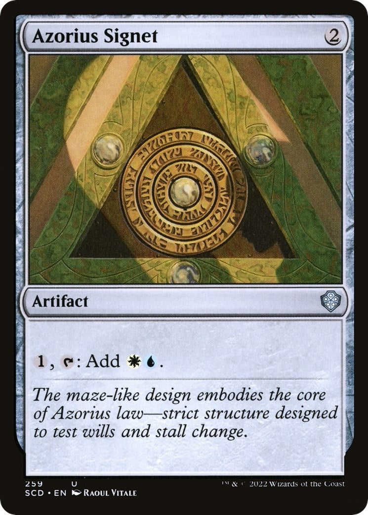Image for Azorius Signet (259) (Starter Commander Decks) - Magic: The Gathering