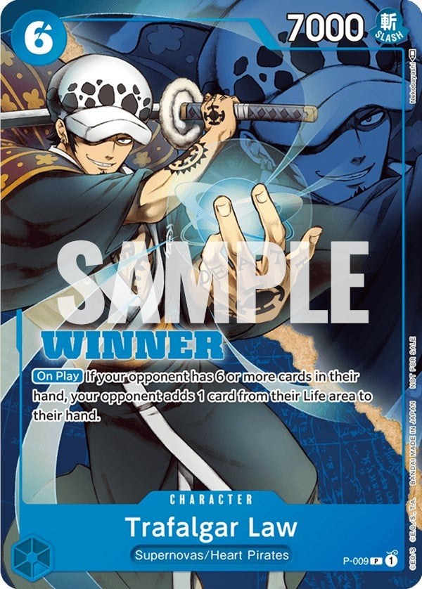 Trafalgar Law - P-009 (Winner Pack Vol. 1) (9) (OP-PR) - One Piece Card Game Single