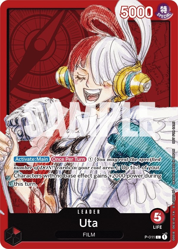 Uta (One Piece Film Red) (11) (OP-PR) - One Piece Card Game Single