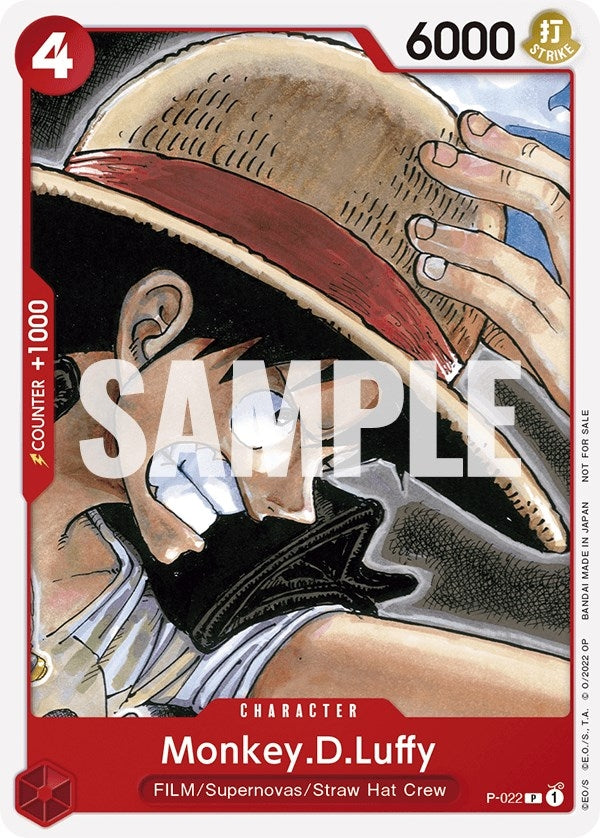 Monkey.D.Luffy (One Piece Film Red) (22) (OP-PR) - One Piece Card Game Single