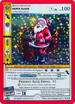 Santa Claus (Holiday Promo 2022) (First Edition) (3) (HOLIP) - MetaZoo Single