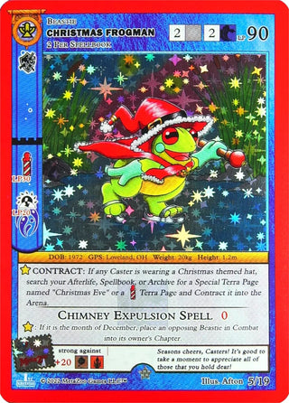 Christmas Frogman (First Edition) (5) (HOLIP) - MetaZoo Single
