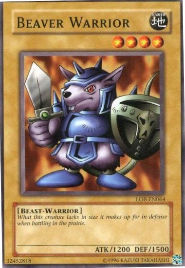 Beaver Warrior (64) (LOB-EN) - YuGiOh Single
