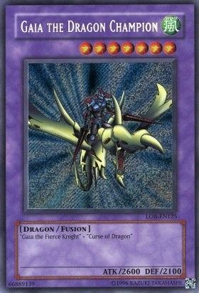 Gaia the Dragon Champion (125) (LOB-EN) - YuGiOh Single