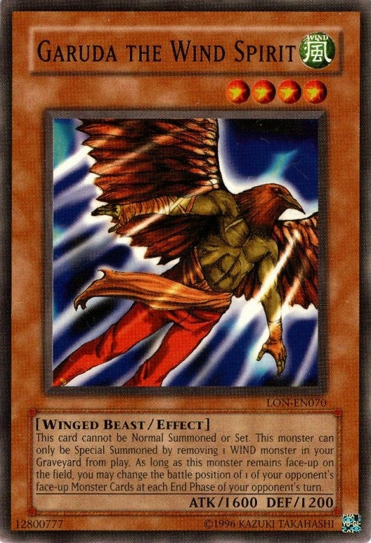 Garuda the Wind Spirit (70) (LON-EN) - YuGiOh Single