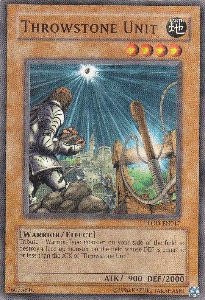 Throwstone Unit (17) (LOD-EN) - YuGiOh Single