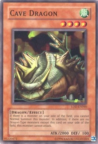 Cave Dragon (40) (LOD-EN) - YuGiOh Single
