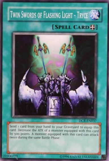 Twin Swords of Flashing Light - Tryce (37) (DCR-EN) - YuGiOh Single