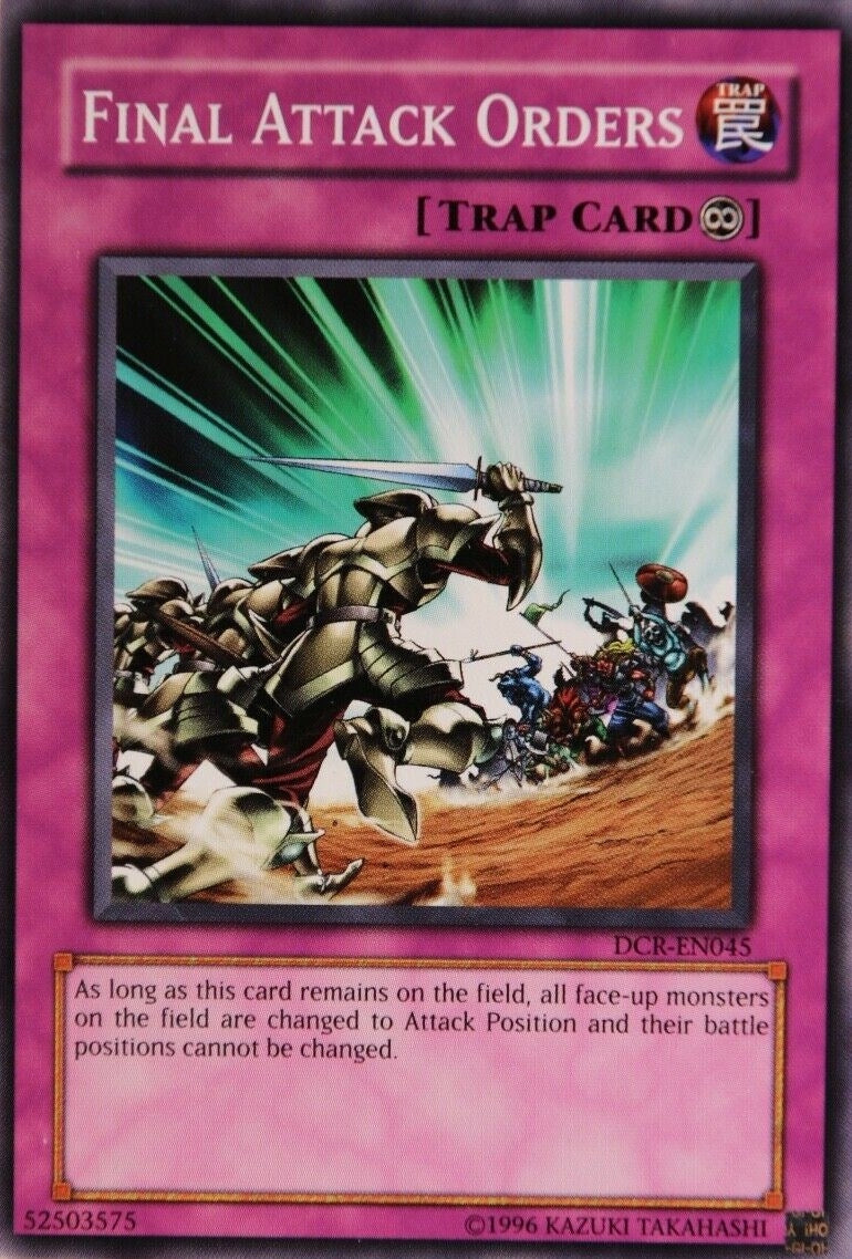 Final Attack Orders (45) (DCR-EN) - YuGiOh Single