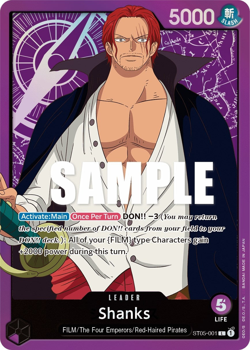 Shanks (5001) (ST-05) - One Piece Card Game Single