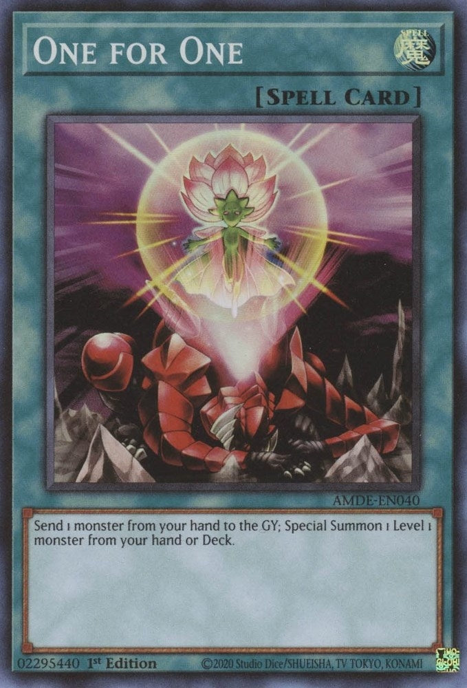 One for One (40) (AMDE) - YuGiOh Single