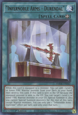 ’Infernoble Arms - Durendal’ (42) (AMDE) - YuGiOh Single