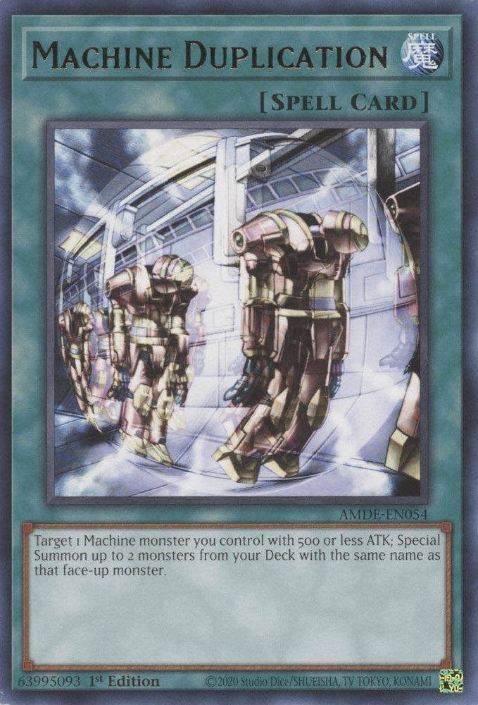 Machine Duplication (54) (AMDE) - YuGiOh Single