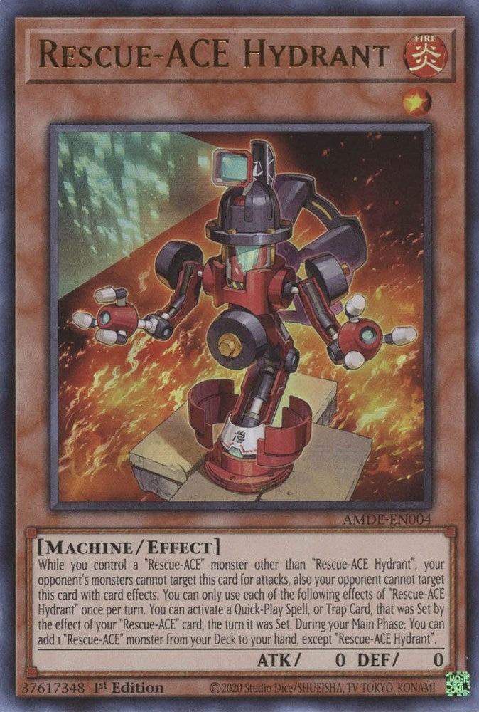 Rescue-ACE Hydrant (4) (AMDE) - YuGiOh Single