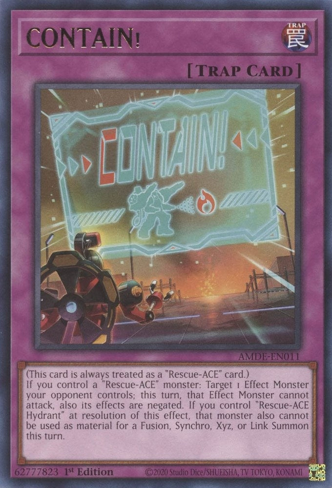 CONTAIN! (11) (AMDE) - YuGiOh Single