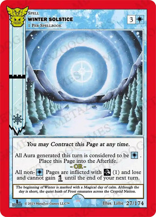 Winter Solstice (27) (NATFE) - MetaZoo Single