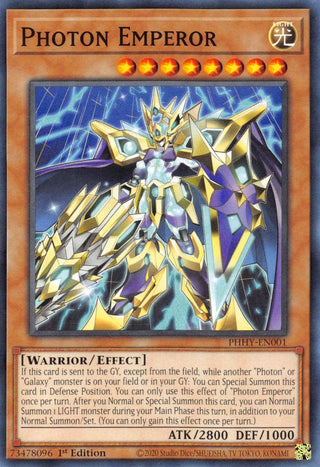 Photon Emperor (1) (PHHY) - YuGiOh Single