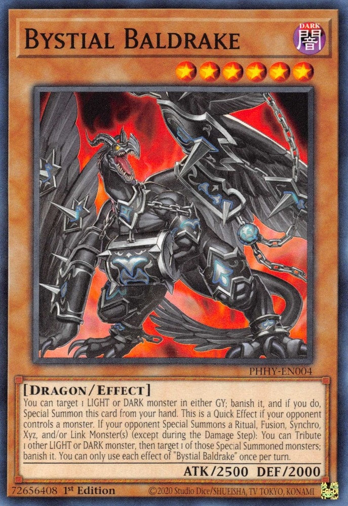 Bystial Baldrake (4) (PHHY) - YuGiOh Single