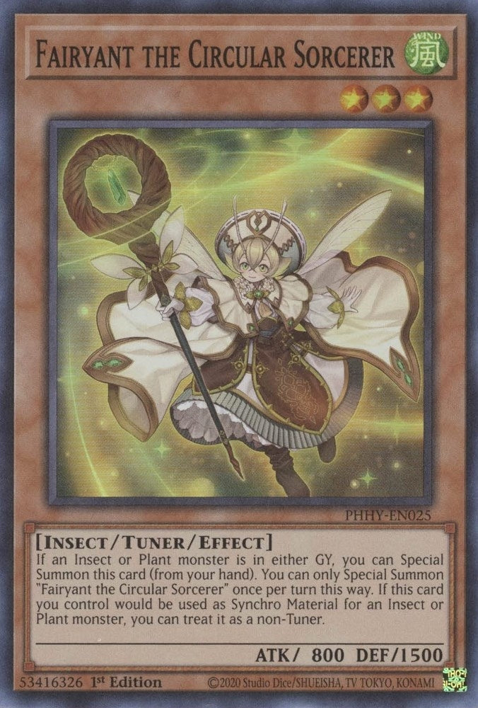 Fairyant the Circular Sorcerer (25) (PHHY) - YuGiOh Single