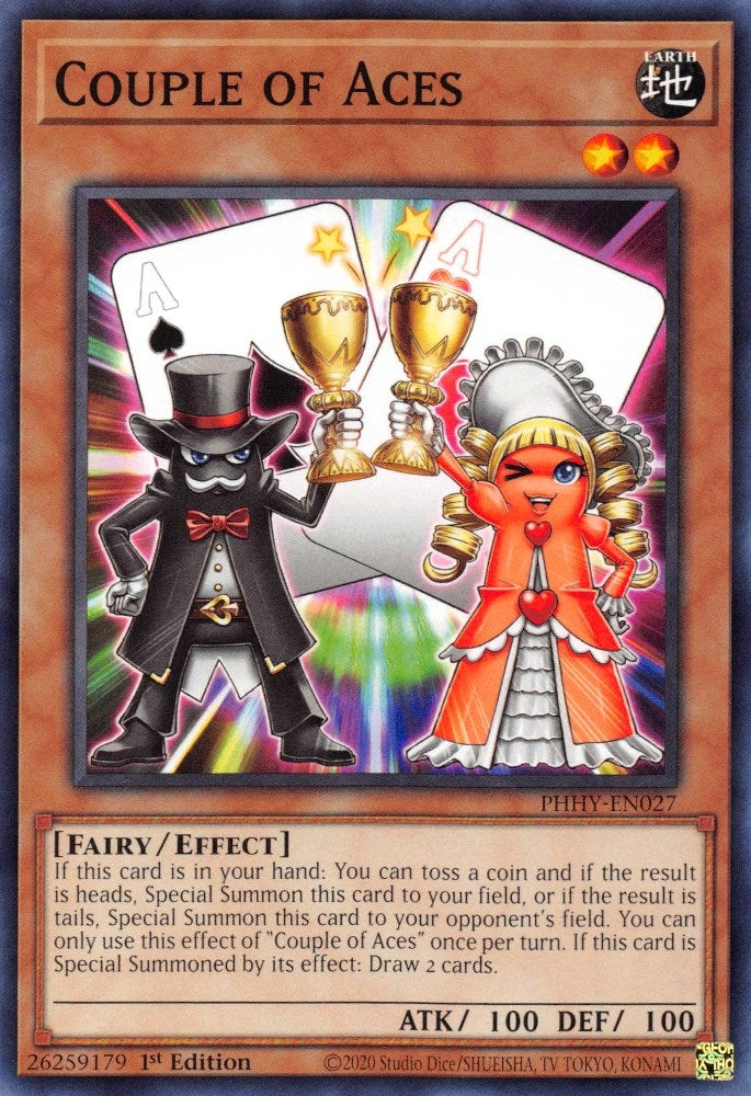 Couple of Aces (27) (PHHY) - YuGiOh Single