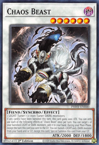 Chaos Beast (40) (PHHY) - YuGiOh Single