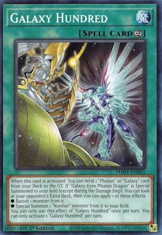 Galaxy Hundred (51) (PHHY) - YuGiOh Single