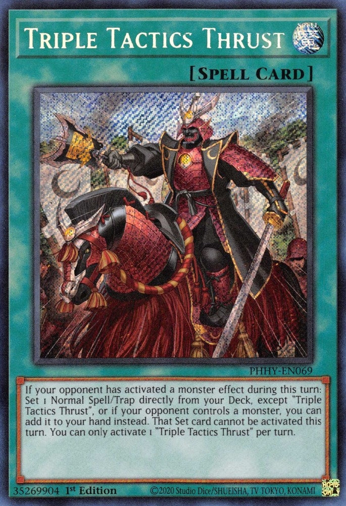 Triple Tactics Thrust (69) (PHHY) - YuGiOh Single